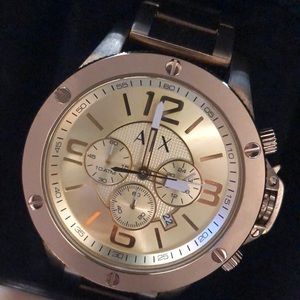 Armani Exchange Gold Watch